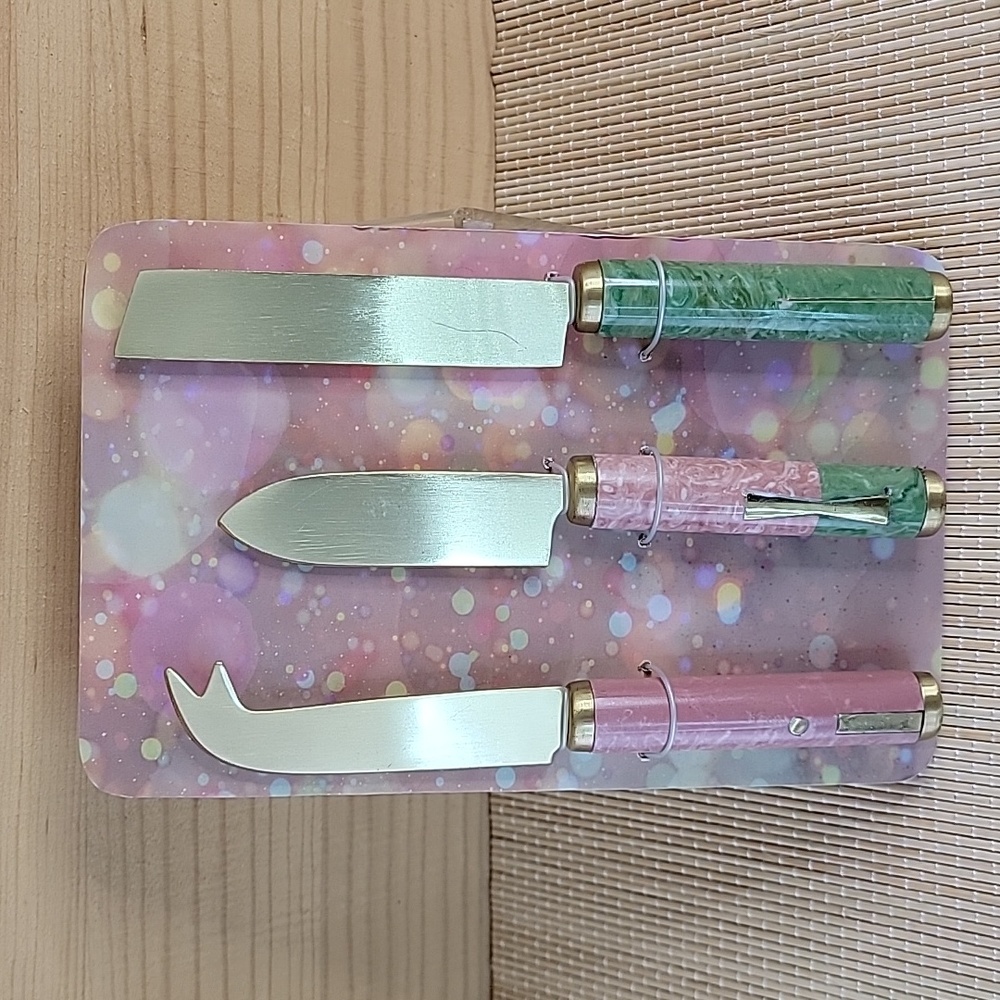 Anthropologie Bergen Cheese Knives Set of Three NWB
